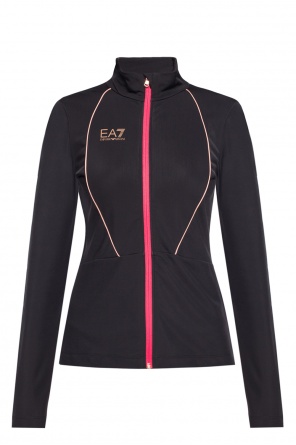 Branded band collar sweatshirt, zdjęcie 1 Branded band collar sweatshirt od EA7 Emporio Armani